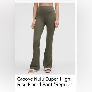 lululemon groove nulu flared pants